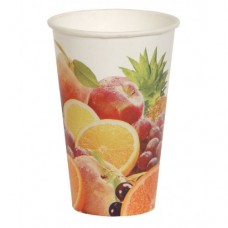 16 Oz Paper Cups Fruit Pattern (1000 pcs)